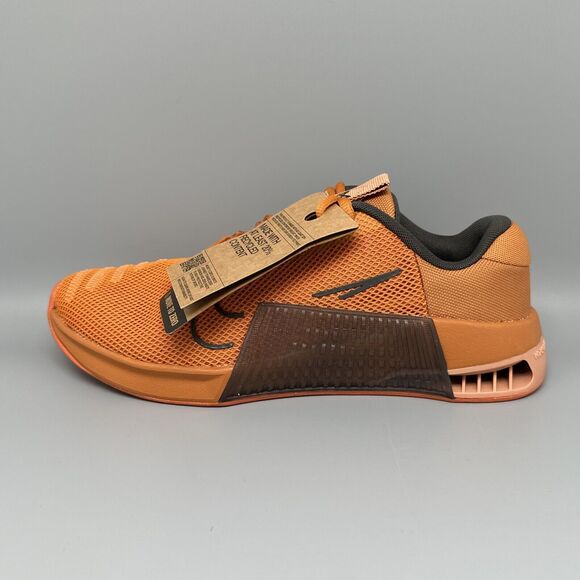 Nike Metcon 9‎ Orange Crosstraining Shoes DZ2617-800 Men's Sz 7.5 Women’s Sz 9 - Picture 8 of 10